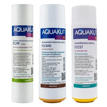 Набор картриджей AquaKut Комплексная очистка и Умягчение