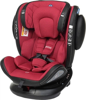 Автокрісло El Camino ME 1045 EVOLUTION 360⁰ Royal Red (група 0+/1-2-3, isofix, поворот 360⁰, червоний