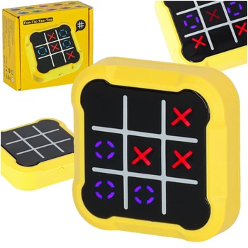 Электронная игра Крестики-нолики 4в1 Yellow (5903039768345)