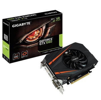 Ігрова відеокарта для пк Nvidia GeForce Gigabyte GTX1060 3Gb 192Bit Gddr5 - Б/У
