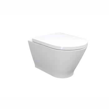 Унитаз подвесной IMPRESE LEDNICE Rimless c06807900 525x360 с тонким сиденьем duroplast slow-closing белый