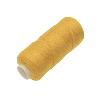 Нитки джинсовые KIWI 20/2 col.139, Оранжевые, 200 ярдов Polimex