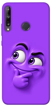 Чехол для Huawei P40 Lite E с принтом Фіолетовий-хитрун