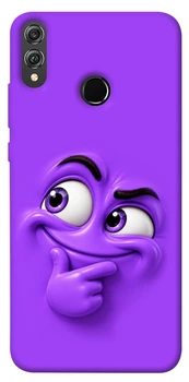Чехол для Huawei Honor 8X с принтом Фіолетовий-хитрун