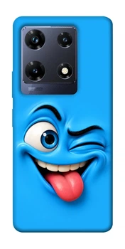 Чехол для Infinix Note 30 Pro NFC с принтом Блакитний-бешкетник