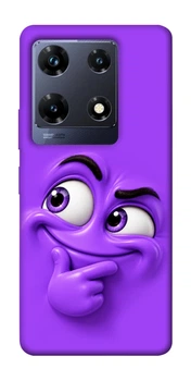 Чехол для Infinix Note 30 Pro NFC с принтом Фіолетовий-хитрун