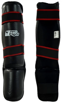 Захист гомілки та стопи Profight Step PU M Чорний 1038 (5902860631507)