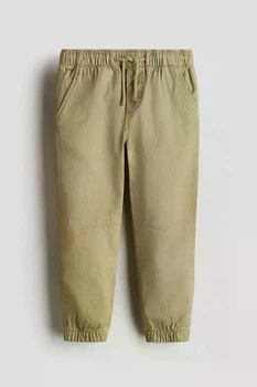 Джогери бавовняні на хлопчика H&M 98 см хакі