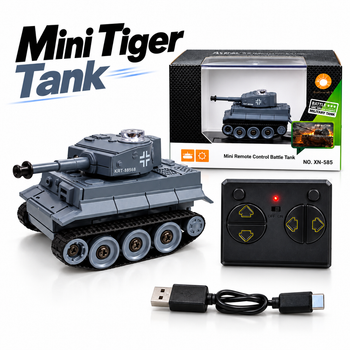 Интерактивная игрушка Mini Tiger Tank Миниатюрный Танк на радиоуправлении (01933)