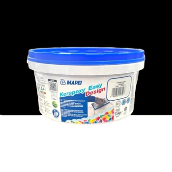 Фуга епоксидна для швів Mapei KERAPOXY EASY DESIGN 1,5 кг №120 Чорний