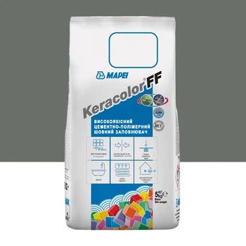 Фуга цементна для швів Mapei Keracolor FF 113 2 кг Темно-сірий (000018570)