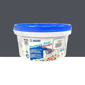 Фуга епоксидна для швів Mapei KERAPOXY EASY DESIGN 1,5 кг №114 Антрацит