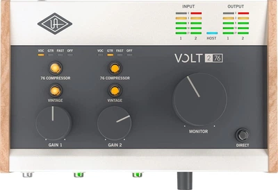 USB-аудиоинтерфейс Universal Audio Volt 276 2x2 с компрессором 76 и MIDI