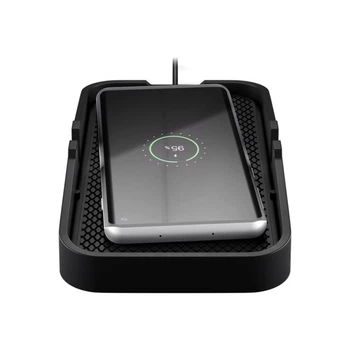 Беспроводное автомобильное зарядное устройство Goobay 15 Вт Black (4040849604713)
