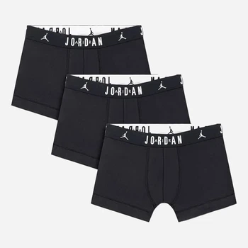 Набор трусов боксеров мужских Jordan Mens 3Pk Flight Cotton Trunk JM0891-023 3 шт S Черный (196608960782)
