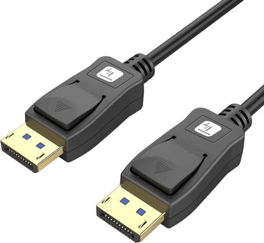Kabel TECHly DisplayPort 2.1 10K 60 Hz 54 Gbit/s 5 m Black (ICOC-DSP-A21-050)