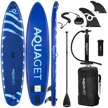 Надувная SUP-доска с веслом Aquaget Blue 350 см (5908455312929)