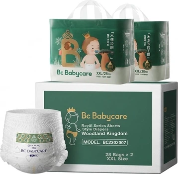 Подгузники-трусики Babycare Royal Wood XXL (от 15 кг), 56 шт (2 x 28)