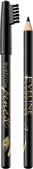 Олівець для брів Eveline Eyebrow Pencil Black 4.9 г (5901761918786)