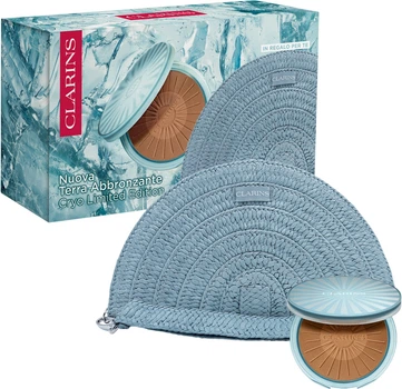 Zestaw Clarins Cryo Limited Edition Bronzer do twarzy Compact Sunkissed 17 g + Kosmetyczka (3666057496844)