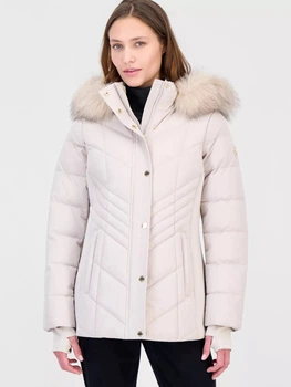 Куртка зимняя женская Michael Kors 893968206 L Молочная (1163139016)