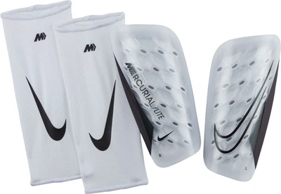 Ochraniacze piłkarskie Nike Mercurial Lite rozmiar M Białe (195871704697)