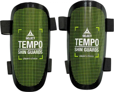 Щитки футбольні Select Tempo V25 розмір S Чорно-зелені (5703543382934)