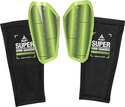 Щитки футбольні Select Super V25 розмір S Зелено-чорні (5703543382965)
