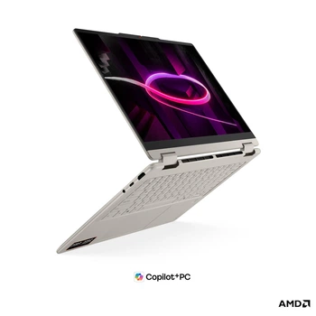 Ультрабук-трансформер Lenovo Yoga 7 2-in-1 14AGP11 Ryzen AI 7 445 / 32GB / 1TB / 14" 2.8K OLED 120Hz / Win11 / Pen / Seashell - Refurbished