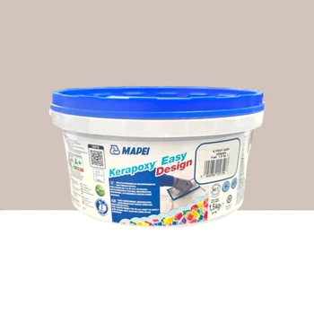 Фуга епоксидна для швів Mapei KERAPOXY EASY DESIGN 1,5 кг №123 Античний білий