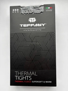 Колготи вовняні термо Teffany 4 темно-сірі