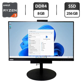 Моноблок Lenovo ThinkCentre Gen3 Ryzen 3 4300GE 8GB 256SSD Win10Pro Refurbished