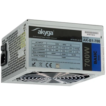 Блок питания Akyga AK-B1-700 700 Вт пассивное охлаждение 120 мм (5901720131485)