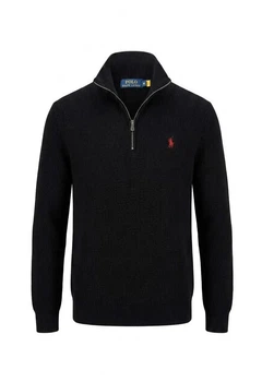 Свитер мужской POLO RALPH LAUREN Men's Classic Cotton Half Zip Sweater E221BL L