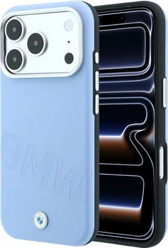 Чохол для смартфона Apple iPhone 18 Pro Max/17 Pro Max BMW Sign Inclined Deboss Letters MagSafe Blue (BMHMP18X26SWOWDB)