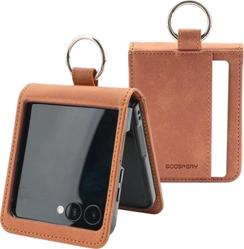 Чохол для смартфона Samsung Galaxy Z Flip8 Mercury Basic Diary Brown (BASD-F776-LBR)