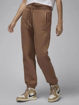 Спортивні штани жіночі Jordan W J Flt Flc Pant 24 FV7059-223 M Коричневі (197595817745)