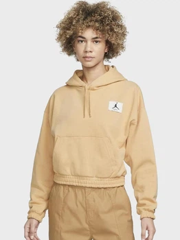 Худи женское Jordan Air Essentials Fleece Hoodie Beige DD6998-268 L Бежевое (195866068889)