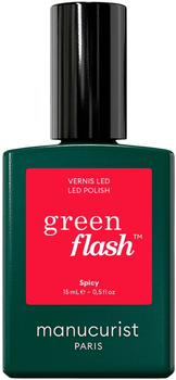 Lakier żelowy do paznokci Manucurist Green Flash szybkoschnący Spicy 15 ml (3662263331474)