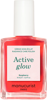 Lakier do paznokci Manucurist Active Glow pielęgnacyjny Raspberry 15 ml (3662263224110)