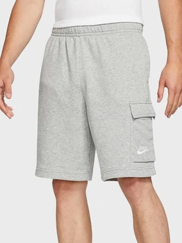 Шорты хлопковые короткие мужские Nike Sportswear Club Grey DD7014-063 S Серые (194956595854)