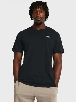 Футболка длинная мужская Under Armour Hw Lc Patch Ss 1382902-001 S Черная (196885390159)