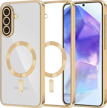 Etui na smartfon Samsung Galaxy A57 5G Tech-Protect MagFlex Magsafe Shiny Gold (5906302392087)
