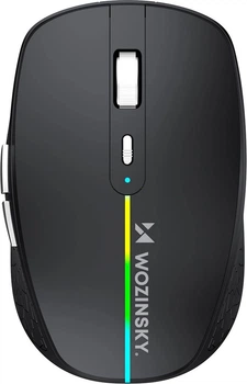Миша Wozinsky WMGK-1132 RGB Wireless/Bluetooth Black (5907769384134)