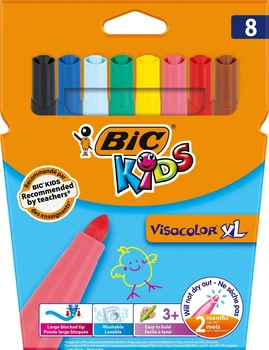 Flamaster BIC Kids Visacolor XL 8 szt (3270220010739)