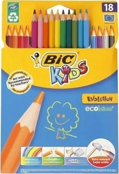 Олівці кольорові BIC Evolution 18 кольорів (3270220060970)