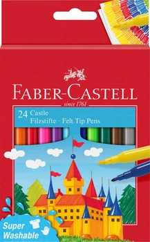 Zestaw flamastrów Faber-Castell Fibre-tip 554202 24 kolory (4005405542021)