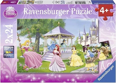 Puzzle Ravensburger Magiczne księżniczki 2 x 24 elementy (4005556088652)