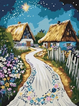 Obraz po numerach Ideyka Chatka 30x40 cm (4823104384151)