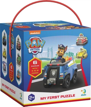 Puzzle DoDo Paw Patrol Gotowe do akcji 4-6-8 elementów (4823115909190)